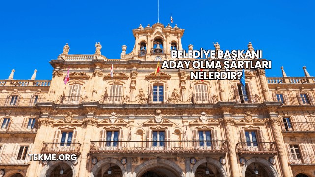 Belediye Başkanı Aday Olma Şartları Nelerdir?