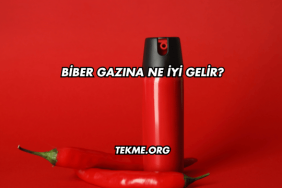 Biber Gazına Ne İyi Gelir?