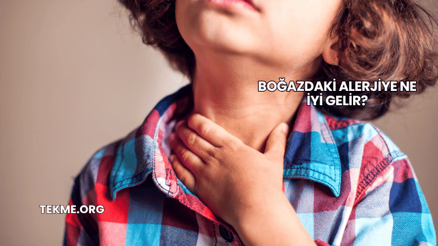 Boğazdaki Alerjiye Ne İyi Gelir?
