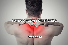 Boyun Ağrısına Ne İyi Gelir?