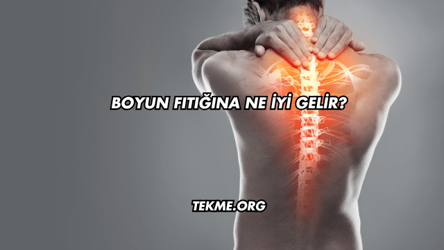 Boyun Fıtığına Ne İyi Gelir?