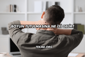 Boyun Tutulmasına Ne İyi Gelir?