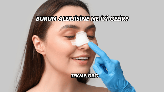 Burun Alerjisine Ne İyi Gelir?