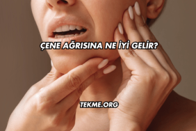 Çene Ağrısına Ne İyi Gelir?