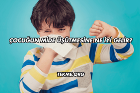 Çocuğun Mide Üşütmesine Ne İyi Gelir?