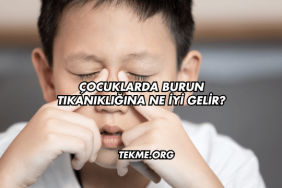 Çocuklarda Burun Tıkanıklığına Ne İyi Gelir?