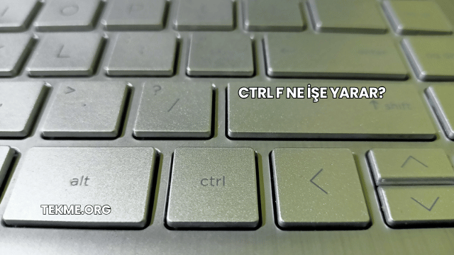 Ctrl F Ne İşe Yarar?