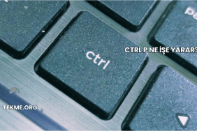 Ctrl P Ne İşe Yarar?