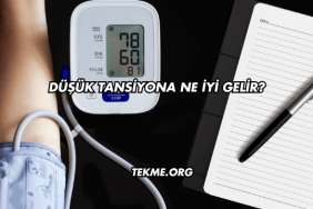 Düşük Tansiyona Ne İyi Gelir?