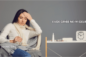 Evde Gribe Ne İyi Gelir?