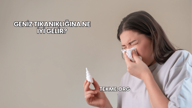 Geniz Tıkanıklığına Ne İyi Gelir?