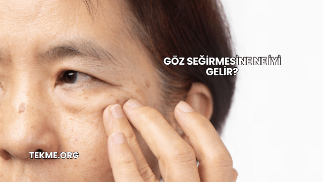 Göz Seğirmesine Ne İyi Gelir?