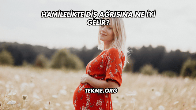 Hamilelikte Diş Ağrısına Ne İyi Gelir?