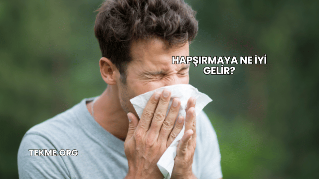 Hapşırmaya Ne İyi Gelir?