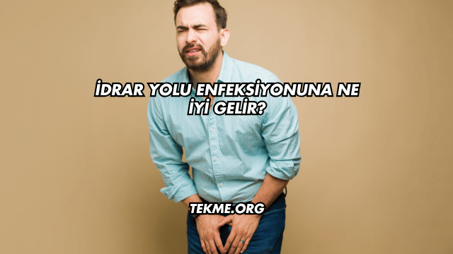 İdrar Yolu Enfeksiyonuna Ne İyi Gelir?