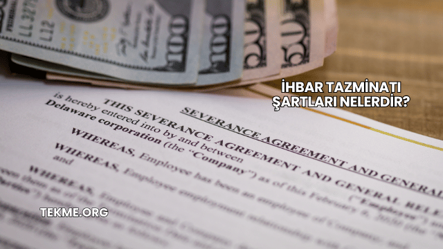 İhbar Tazminatı Şartları Nelerdir?