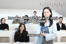 İstanbul Üniversitesi Yatay Geçiş Şartları Nelerdir?