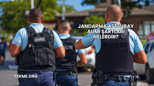Jandarma Astsubay Alımı Şartları Nelerdir?