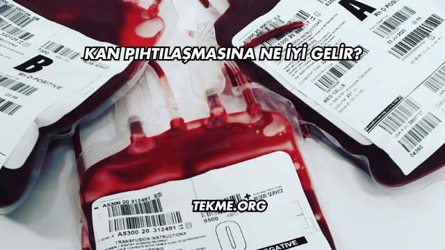 Kan Pıhtılaşmasına Ne İyi Gelir?