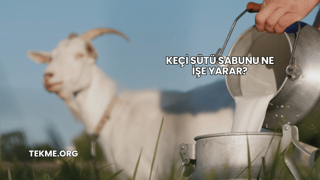 Keçi Sütü Sabunu Ne İşe Yarar?