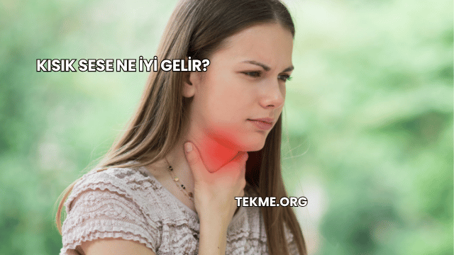 Kısık Sese Ne İyi Gelir?