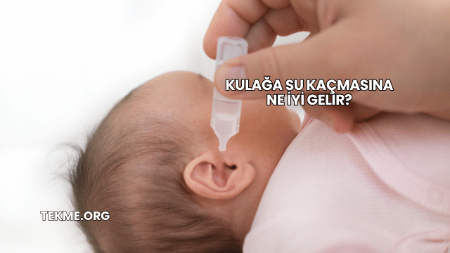 Kulağa Su Kaçmasına Ne İyi Gelir?