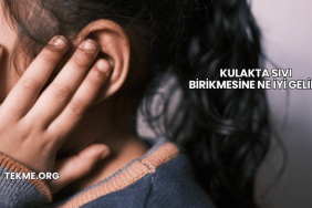 Kulakta Sıvı Birikmesine Ne İyi Gelir?