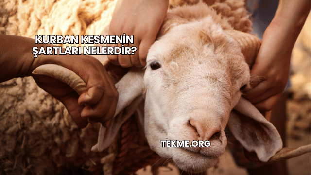 Kurban Kesmenin Şartları Nelerdir?