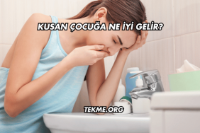 Kusan Çocuğa Ne İyi Gelir?