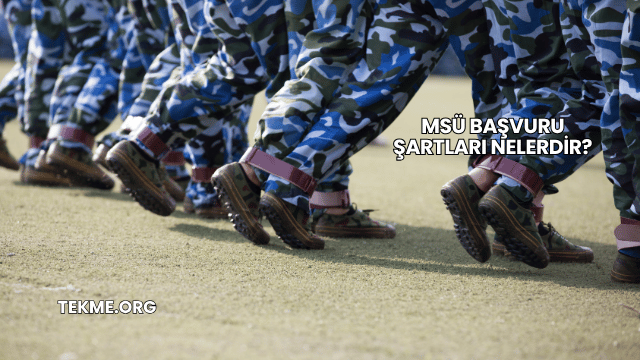 MSÜ Başvuru Şartları Nelerdir?