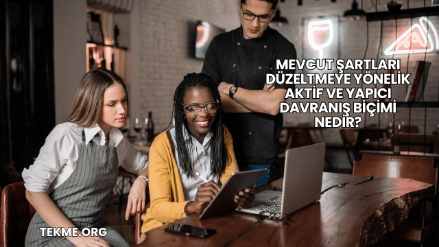 Mevcut Şartları Düzeltmeye Yönelik Aktif Ve Yapıcı Davranış Biçimi Nedir?