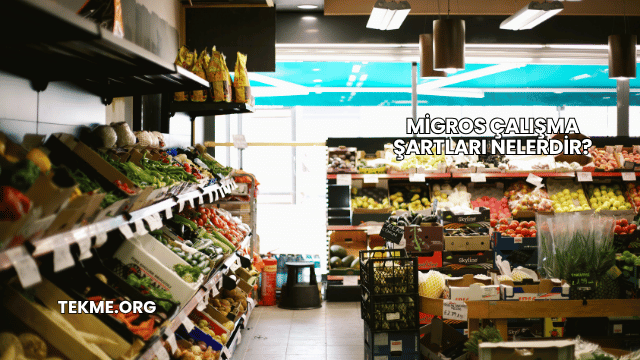 Migros Çalışma Şartları Nelerdir?
