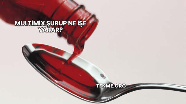 Multimix Şurup Ne İşe Yarar?