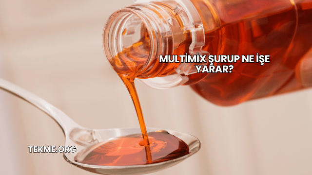 Multimix Şurup Ne İşe Yarar?