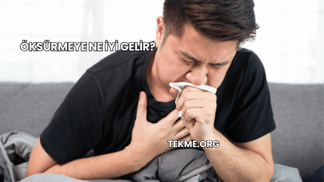 Öksürmeye Ne İyi Gelir?