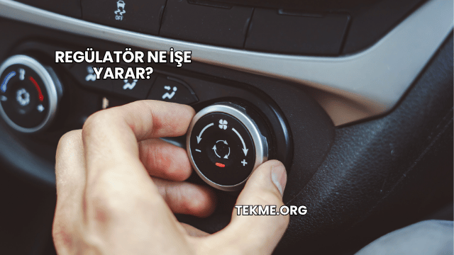 Regülatör Ne İşe Yarar?