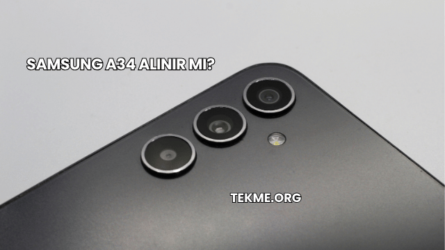 Samsung A34 Alınır mı?