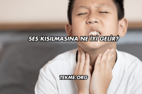 Ses Kısılmasına Ne İyi Gelir?