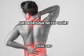 Sırt Ağrısına Ne İyi Gelir?