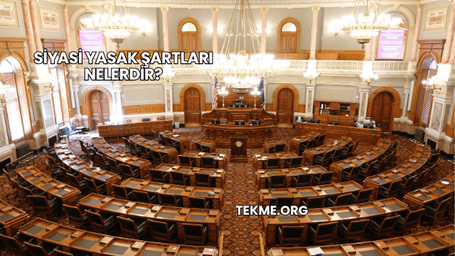 Siyasi Yasak Şartları Nelerdir?
