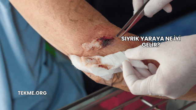 Sıyrık Yaraya Ne İyi Gelir?