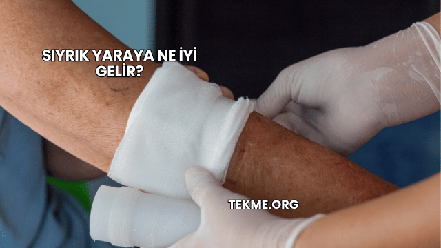 Sıyrık Yaraya Ne İyi Gelir?