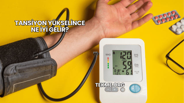 Tansiyon Yükselince Ne İyi Gelir?
