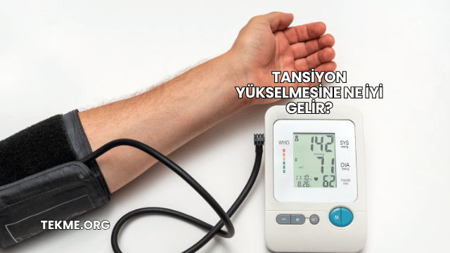 Tansiyon Yükselmesine Ne İyi Gelir?