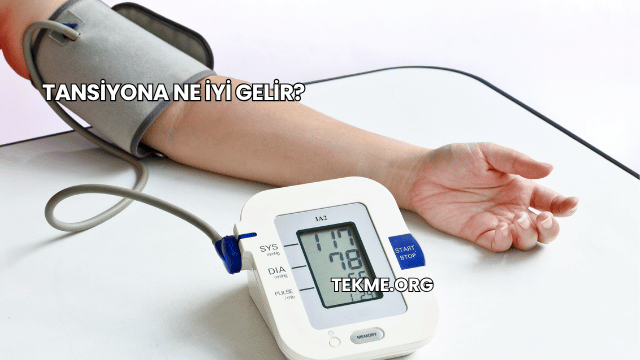 Tansiyona Ne İyi Gelir?