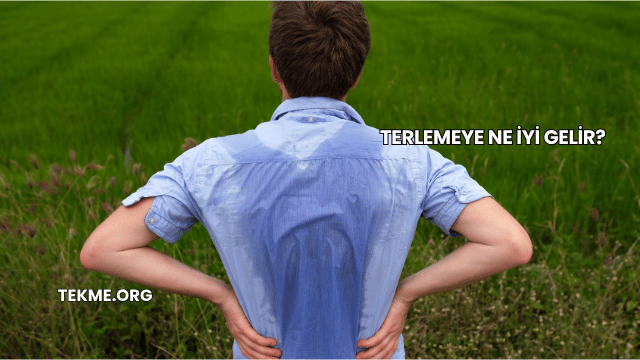 Terlemeye Ne İyi Gelir?