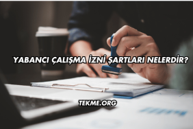 Yabancı Çalışma İzni Şartları Nelerdir?