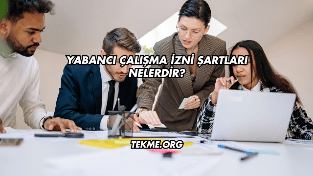 Yabancı Çalışma İzni Şartları Nelerdir?