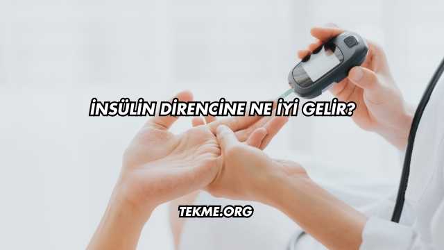 İnsülin Direncine Ne İyi Gelir?