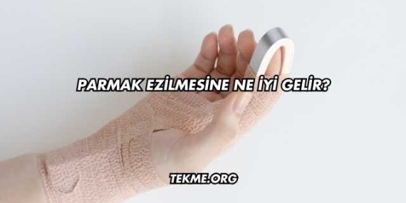 Parmak Ezilmesine Ne İyi Gelir?